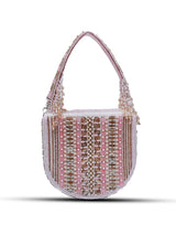 Pink Asma flap-over bag with handle from The Tan Clan, stylish and spacious for daily essentials.